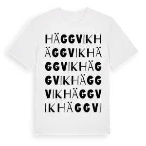 Häggvik ordlek t-shirt – ekologisk bomull t-shirt från Pinshirt