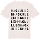 Vintage White t-shirt med Hagkullen ordlek t-shirt
