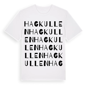 Hagkullen ordlek t-shirt – ekologisk bomull t-shirt från Pinshirt