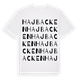 Hajbacken ordlek t-shirt