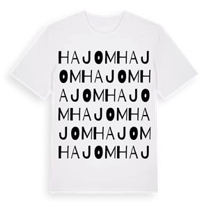 Hajom ordlek t-shirt – ekologisk bomull t-shirt från PinShirt