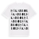 Håkanbol ordlek t-shirt