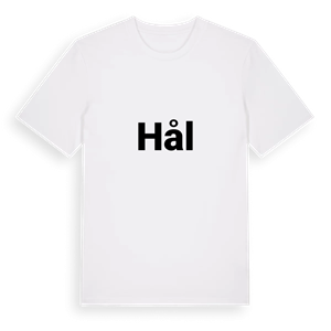 Hål fetstil t-shirt – ekologisk bomull t-shirt från PinShirt
