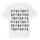 White t-shirt med Hål ordlek t-shirt