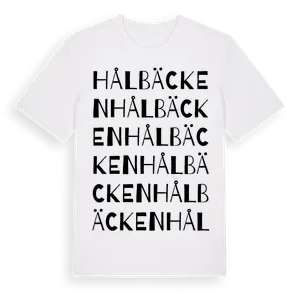 Hålbäcken ordlek t-shirt – ekologisk bomull t-shirt från Pinshirt