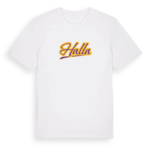 Halla baseball t-shirt – ekologisk bomull t-shirt från PinShirt