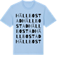 Blue Soul t-shirt med Hällbostad ordlek t-shirt
