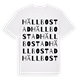 Hällbostad ordlek t-shirt