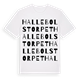 Hallebolstorpet ordlek t-shirt