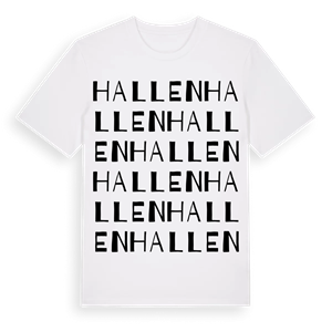 Hallen ordlek t-shirt – ekologisk bomull t-shirt från PinShirt
