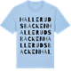 Blue Soul t-shirt med Hallerudsbacken ordlek t-shirt