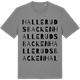 Mid Heather Gray t-shirt med Hallerudsbacken ordlek t-shirt