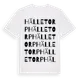 White t-shirt med Hälletorp ordlek t-shirt