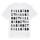 Hallgärdet ordlek t-shirt