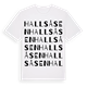 Hallsåsen ordlek t-shirt