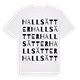 Hallsätter ordlek t-shirt