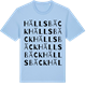 Blue Soul t-shirt med Hällsbäck ordlek t-shirt