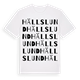 Hällslund ordlek t-shirt