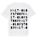 Halt-Olofstorp ordlek t-shirt