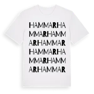 Hammar ordlek t-shirt – ekologisk bomull t-shirt från Pinshirt