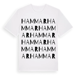 Hammar ordlek t-shirt – ekologisk bomull t-shirt från PinShirt