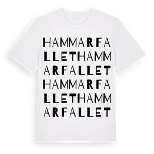 Hammarfallet ordlek t-shirt – ekologisk bomull t-shirt från Pinshirt