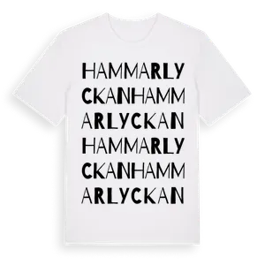 Hammarlyckan ordlek t-shirt – ekologisk bomull t-shirt från Pinshirt
