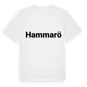 Hammarö fetstil t-shirt – ekologisk bomull t-shirt från PinShirt