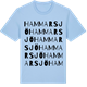 Blue Soul t-shirt med Hammarsjö ordlek t-shirt