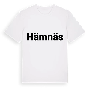 Hämnäs fetstil t-shirt – ekologisk bomull t-shirt från PinShirt