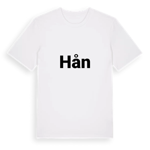 Hån fetstil t-shirt – ekologisk bomull t-shirt från PinShirt