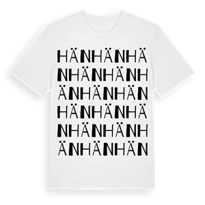 Hän ordlek t-shirt – ekologisk bomull t-shirt från PinShirt
