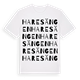 Haresängen ordlek t-shirt
