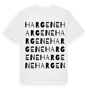 Hargene ordlek t-shirt – ekologisk bomull t-shirt från PinShirt