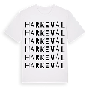Harkevål ordlek t-shirt – ekologisk bomull t-shirt från PinShirt