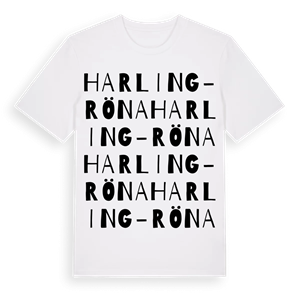 Harling-Röna ordlek t-shirt – ekologisk bomull t-shirt från PinShirt