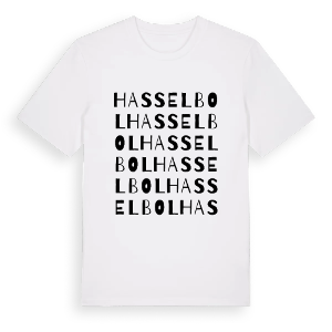 Hasselbol ordlek t-shirt – ekologisk bomull t-shirt från PinShirt