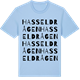 Blue Soul t-shirt med Hasseldrågen ordlek t-shirt