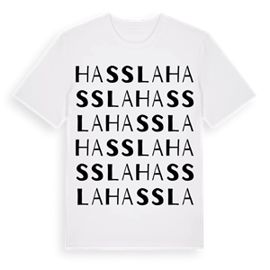 Hassla ordlek t-shirt – ekologisk bomull t-shirt från PinShirt