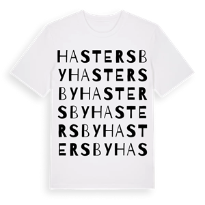 Hastersby ordlek t-shirt – ekologisk bomull t-shirt från Pinshirt