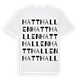 Hatthallen ordlek t-shirt
