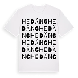Hedäng ordlek t-shirt – ekologisk bomull t-shirt från PinShirt