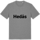 Mid Heather Gray t-shirt med Hedås fetstil t-shirt
