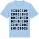 Blue Soul t-shirt med Heddebo ordlek t-shirt