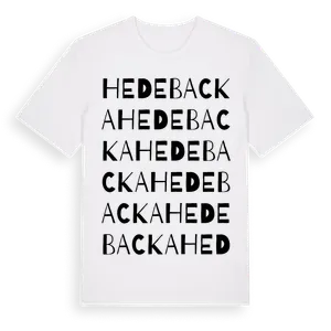 Hedebacka ordlek t-shirt – ekologisk bomull t-shirt från Pinshirt