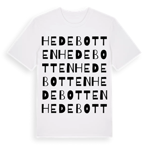 Hedebotten ordlek t-shirt – ekologisk bomull t-shirt från PinShirt