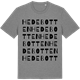 Mid Heather Gray t-shirt med Hedebotten ordlek t-shirt