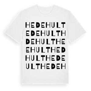 Hedehult ordlek t-shirt – ekologisk bomull t-shirt från Pinshirt