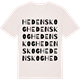Vintage White t-shirt med Hedenskog ordlek t-shirt