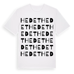 Hedet ordlek t-shirt – ekologisk bomull t-shirt från PinShirt